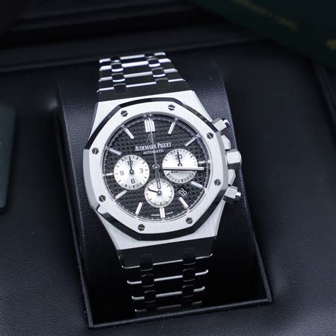 audemars piguet royal oak chronograph black dial 26331st.oo.1220st.02|royal oak chronograph.